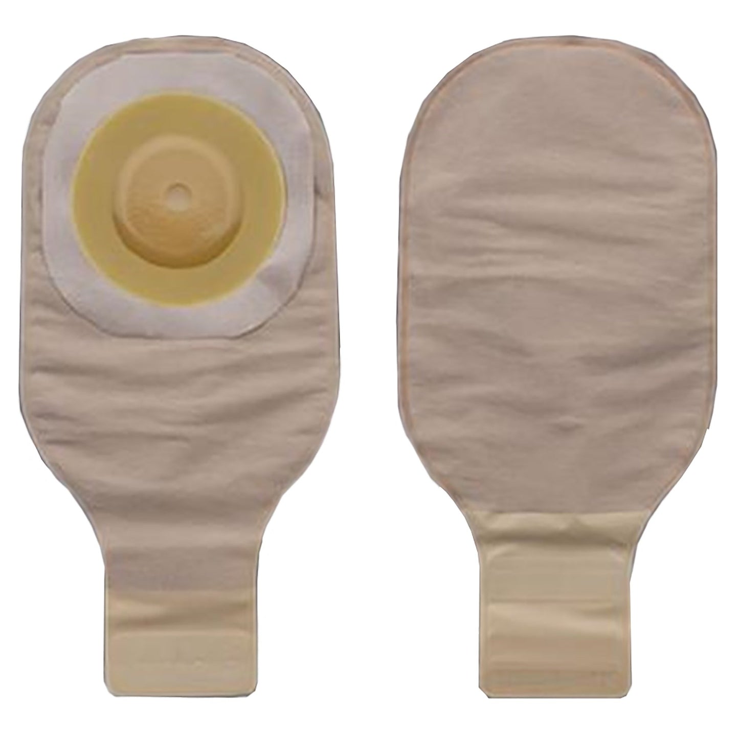 Premier™ One-Piece Drainable Beige Colostomy Pouch, 12 Inch Length, 2 Inch Flange, 5 ct