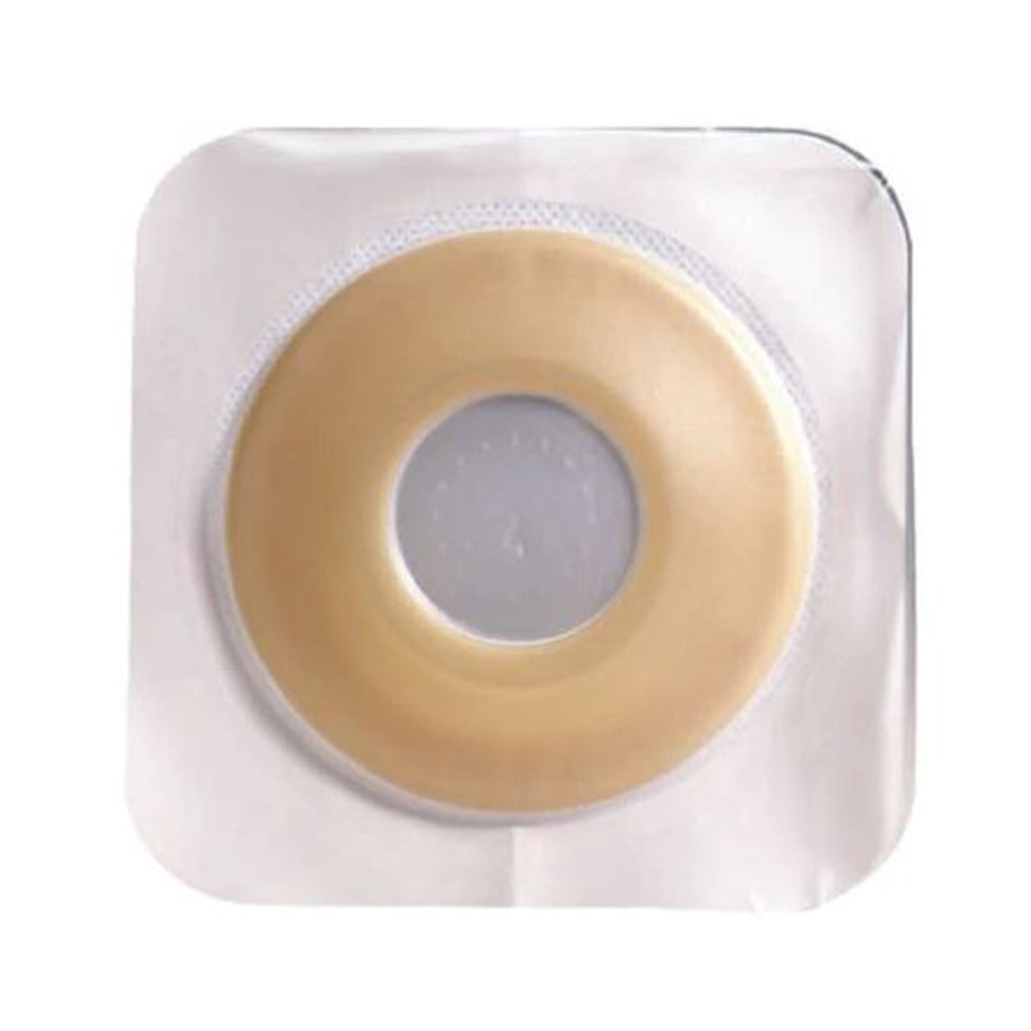 Ostomy Barrier Sur-Fit Natura® Precut, Extended Wear Durahesive® White Tape 57 mm Flange Sur-Fit® Natura® System Hydrocolloid 1-1/2 Inch Opening 5 X 5 Inch