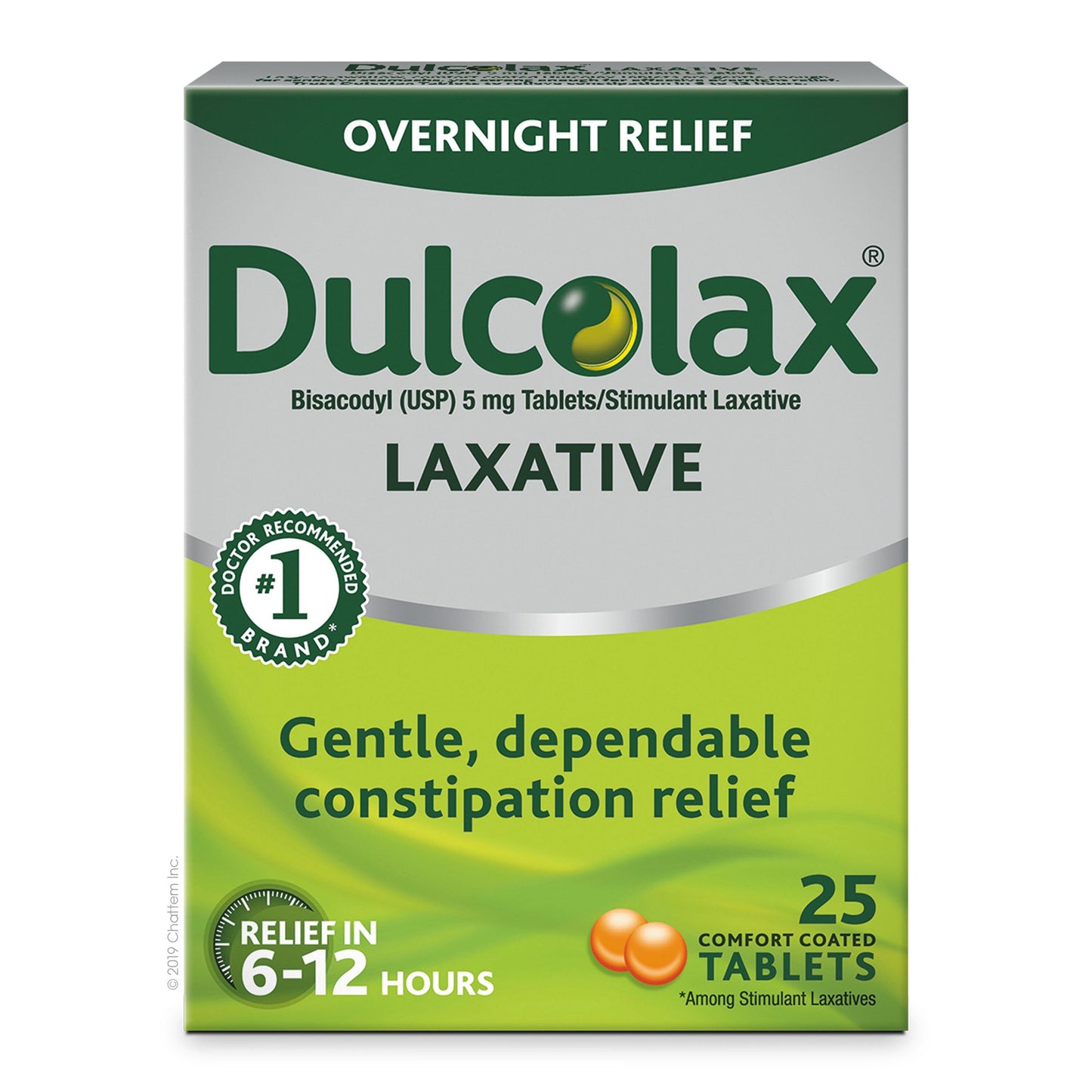 Dulcolax® Bisacodyl Laxative, 25 ct