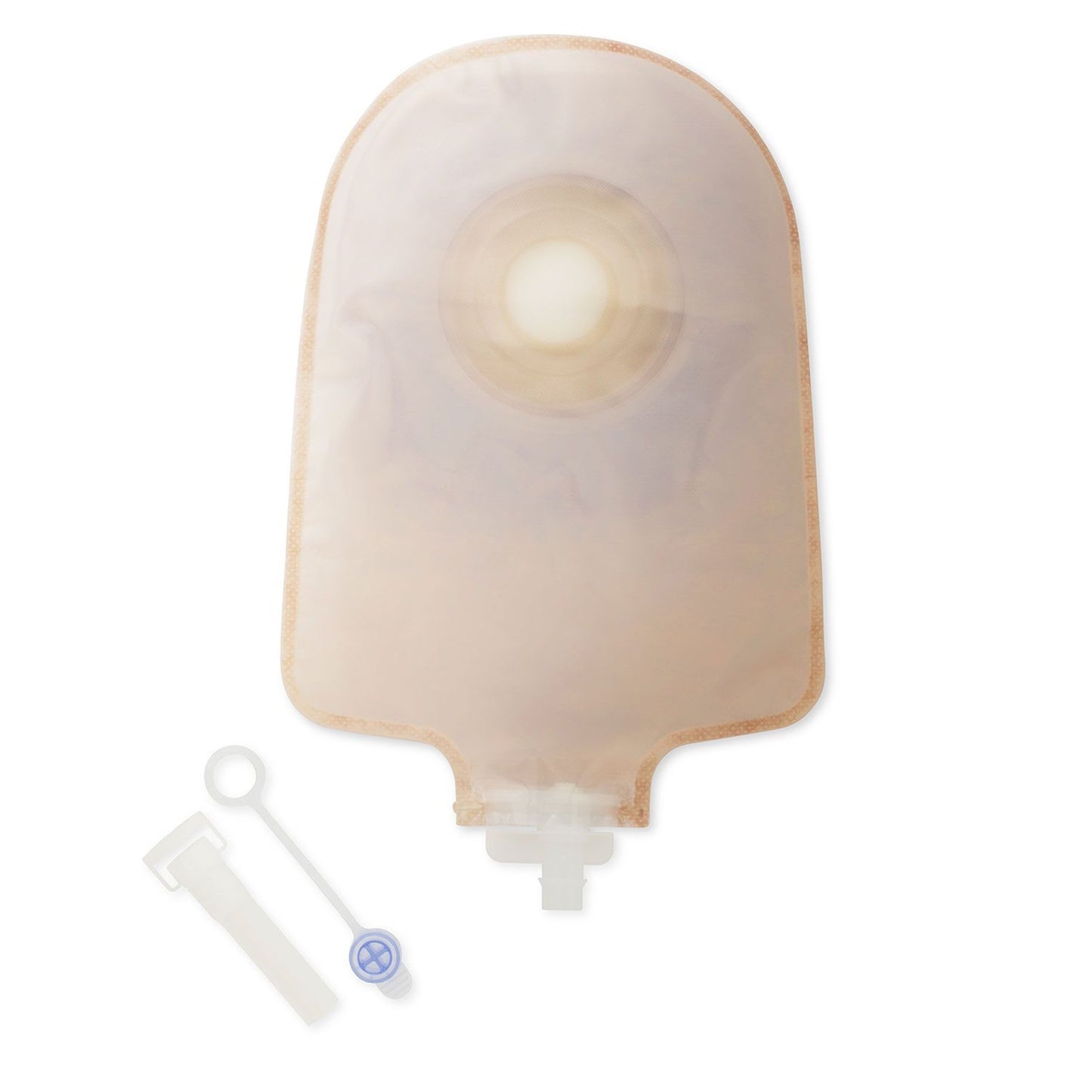 Premier™ One-Piece Drainable Transparent Urostomy Pouch, 9 Inch Length, 3/4 Inch Stoma, 5 ct