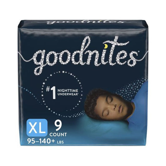 Goodnites® Boys Heavy Absorbency Nighttime Underwear, X-Large, 9 count
