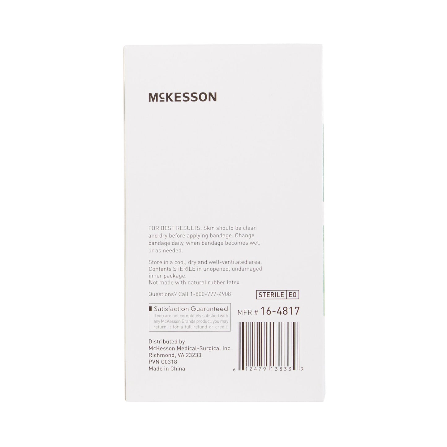 McKesson Tan Adhesive Fabric Strip, 2 x 4 Inch, 50 ct