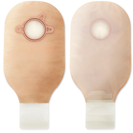 New Image™ Drainable Transparent Colostomy Pouch, 12 Inch Length, 2.75 Inch Flange, 10 ct