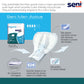 Seni® Man Light to Moderate Absorbency Incontinence Liner, 11.2-Inch Length, 30 ct