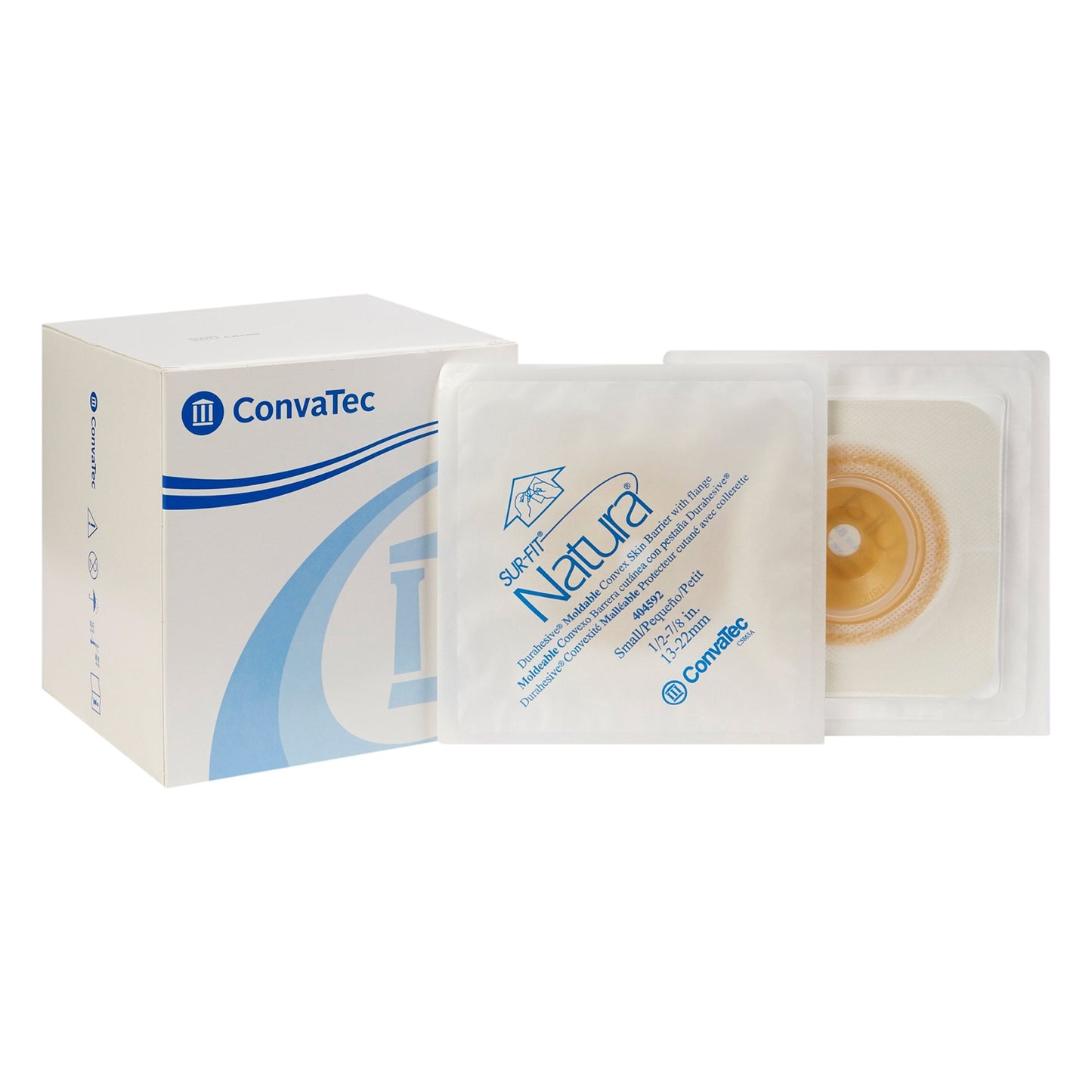 Ostomy Barrier Sur-Fit Natura® Durahesive® Moldable, Extended Wear Acrylic Tape 45 mm Flange Sur-Fit Natura® System 1/2 to 7/8 Inch Opening