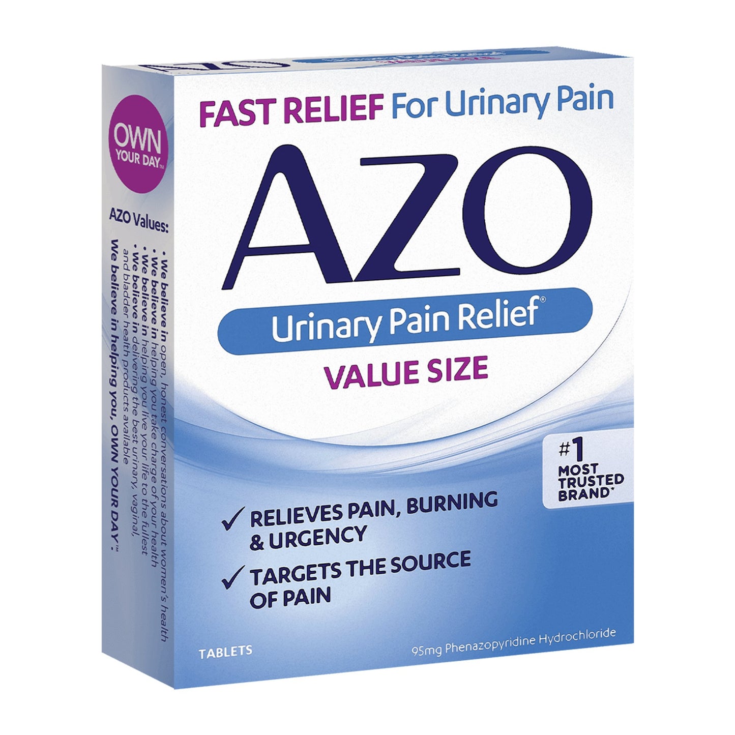 AZO® Phenazopyridine Urinary Pain Fast Relief, 30 tablets
