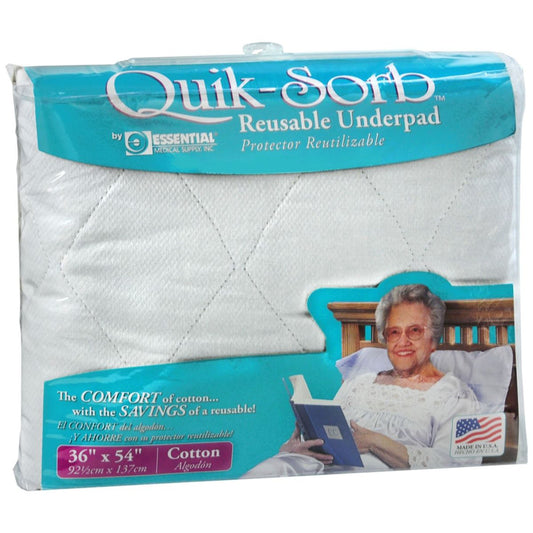 Quik-Sorb™ Reusable Underpad, 36 x 54 in., Blue