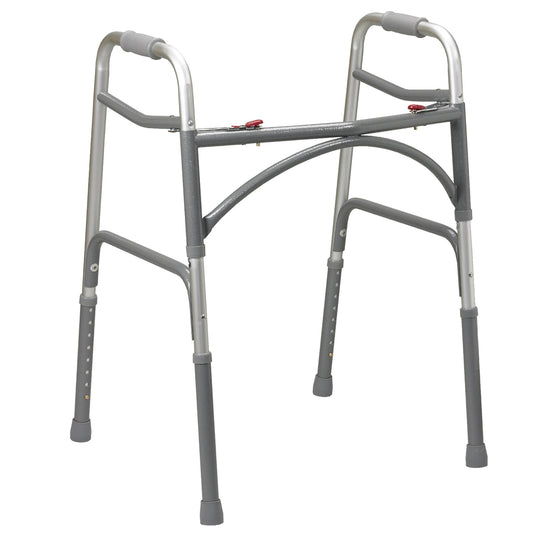 Drive™ Aluminum Bariatric Dual Release Walker, 32 – 39 Inch Height