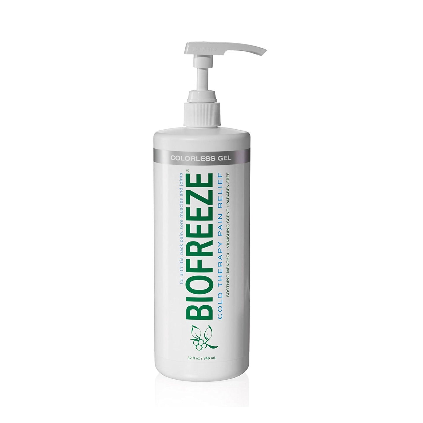 Biofreeze Professional 5% Menthol Topical Pain Relief Gel, 32 oz