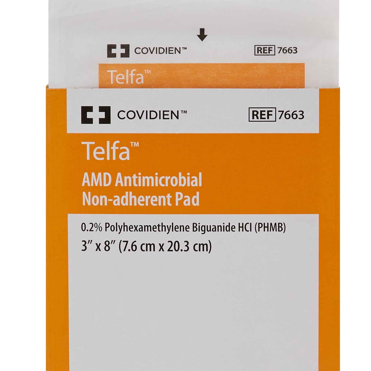 Telfa™ Impregnated Antimicrobial Dressing, 3 x 8 Inch, 600 ct