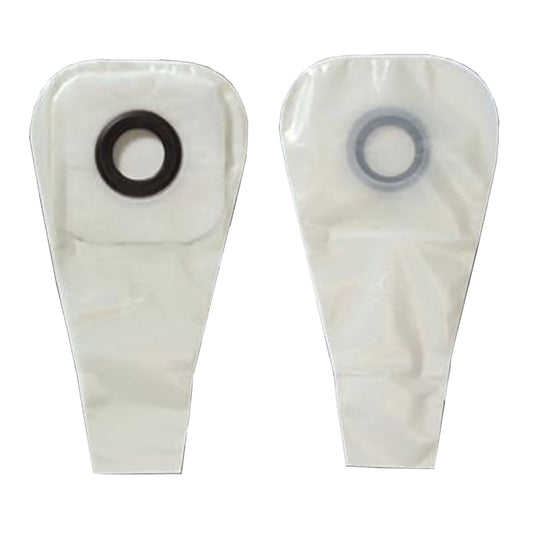 Karaya 5 One-Piece Drainable Transparent Colostomy Pouch, 16 Inch Length, 2 Inch Stoma, 30 ct