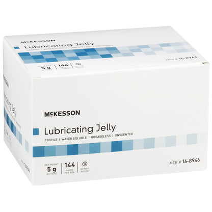 McKesson Lubricating Jelly, 5-gram Packet