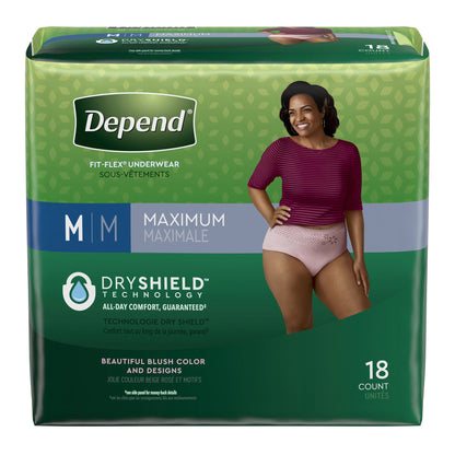 Depend® FIT-FLEX® Womens Absorbent Underwear