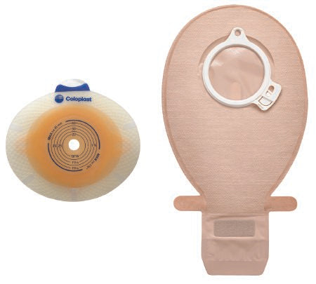SenSura® Click Two-Piece Closed End Opaque Filtered Ostomy Pouch, 7 Inch Length, 50 mm Flange, 30 ct