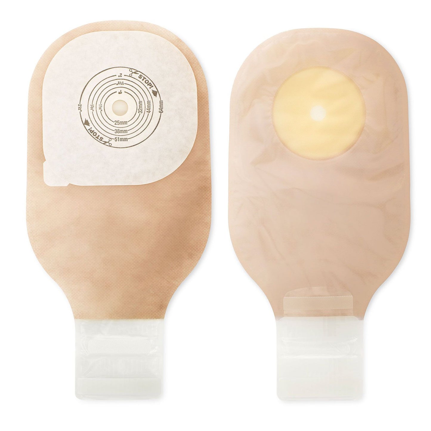 Premier™ One-Piece Drainable Transparent Filtered Ostomy Pouch, 12 Inch Length, 2.5 to 3 Inch Stoma, 10 ct