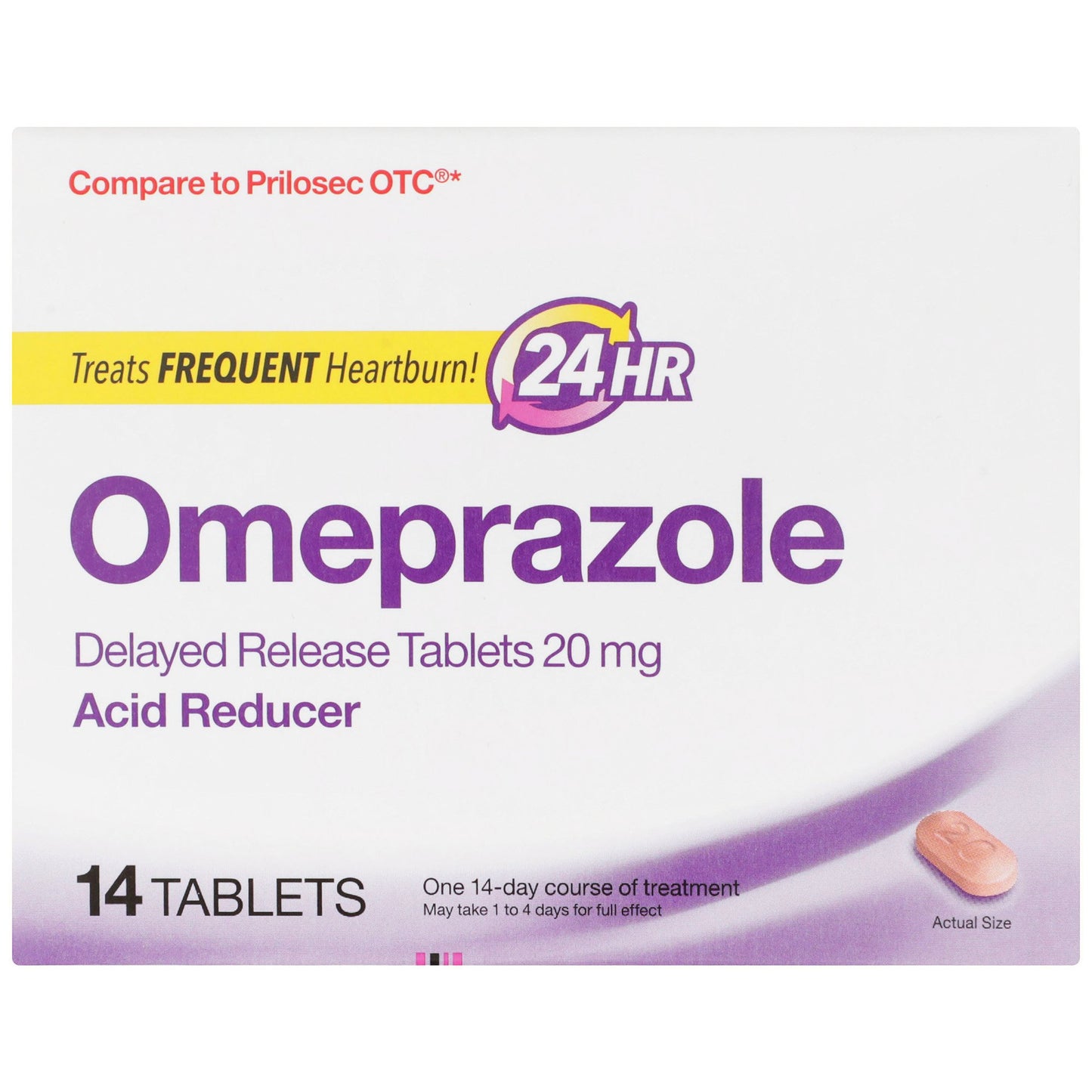 Sunmark® Omeprazole Antacid, 20 mg, 28 tablets