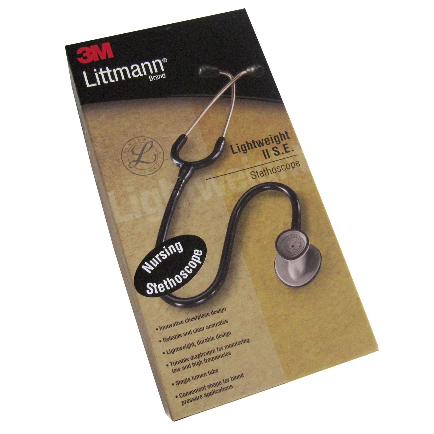 3M Littmann Lightweight II S.E. Stethoscope, Black, 28"
