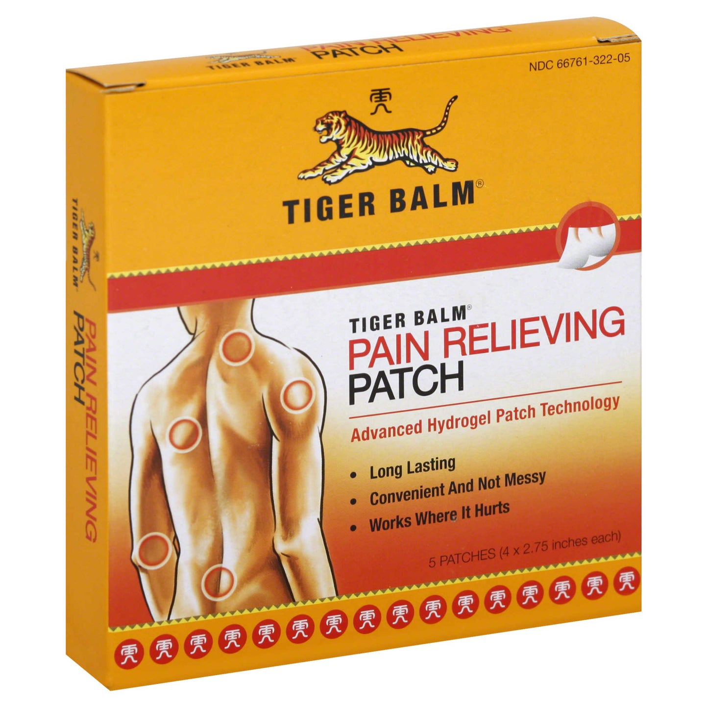 Tiger Balm® Camphor / Menthol / Capsaicin Topical Pain Relief, 5 ct