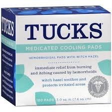 Tucks® Witch Hazel Hemorrhoid Relief 100 ct
