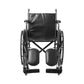 McKesson Wheelchair, 18 Inch Seat Width, Full Arm and Legrest