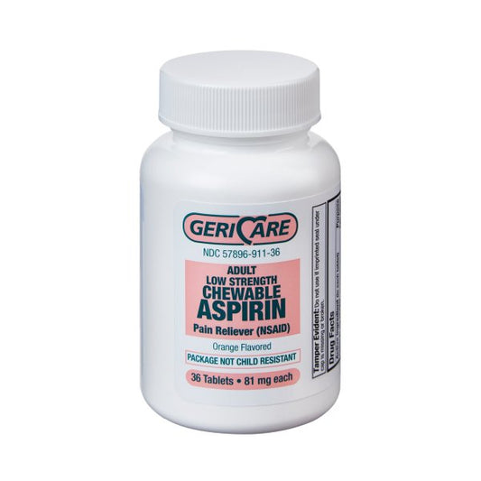 Geri-Care Low Strength 81 mg Aspirin Pain Relief, 36 ct.