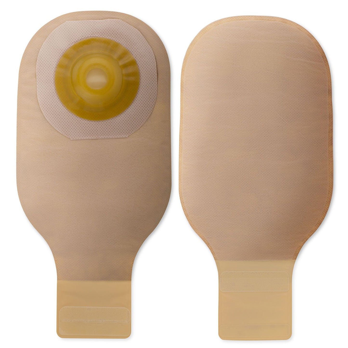 Premier™ One-Piece Drainable Beige Colostomy Pouch, 12 Inch Length, 1 Inch Stoma, 5 ct
