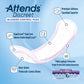 Attends® Discreet Women's Ultimate Bladder Control Pad, 15" Length