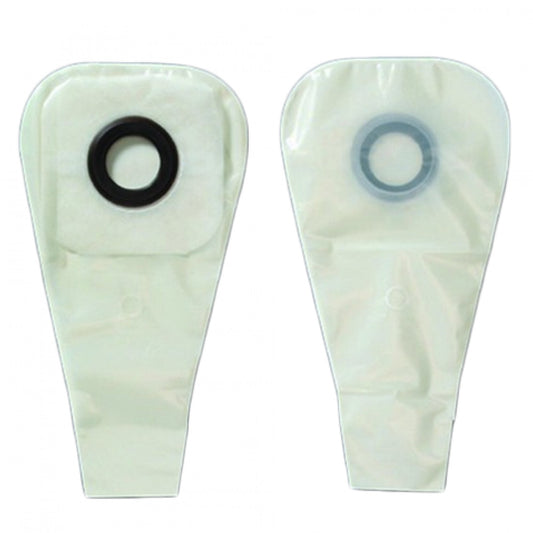 Karaya 5 One-Piece Drainable Transparent Colostomy Pouch, 12 Inch Length, 1-3/8 Inch Stoma, 30 ct
