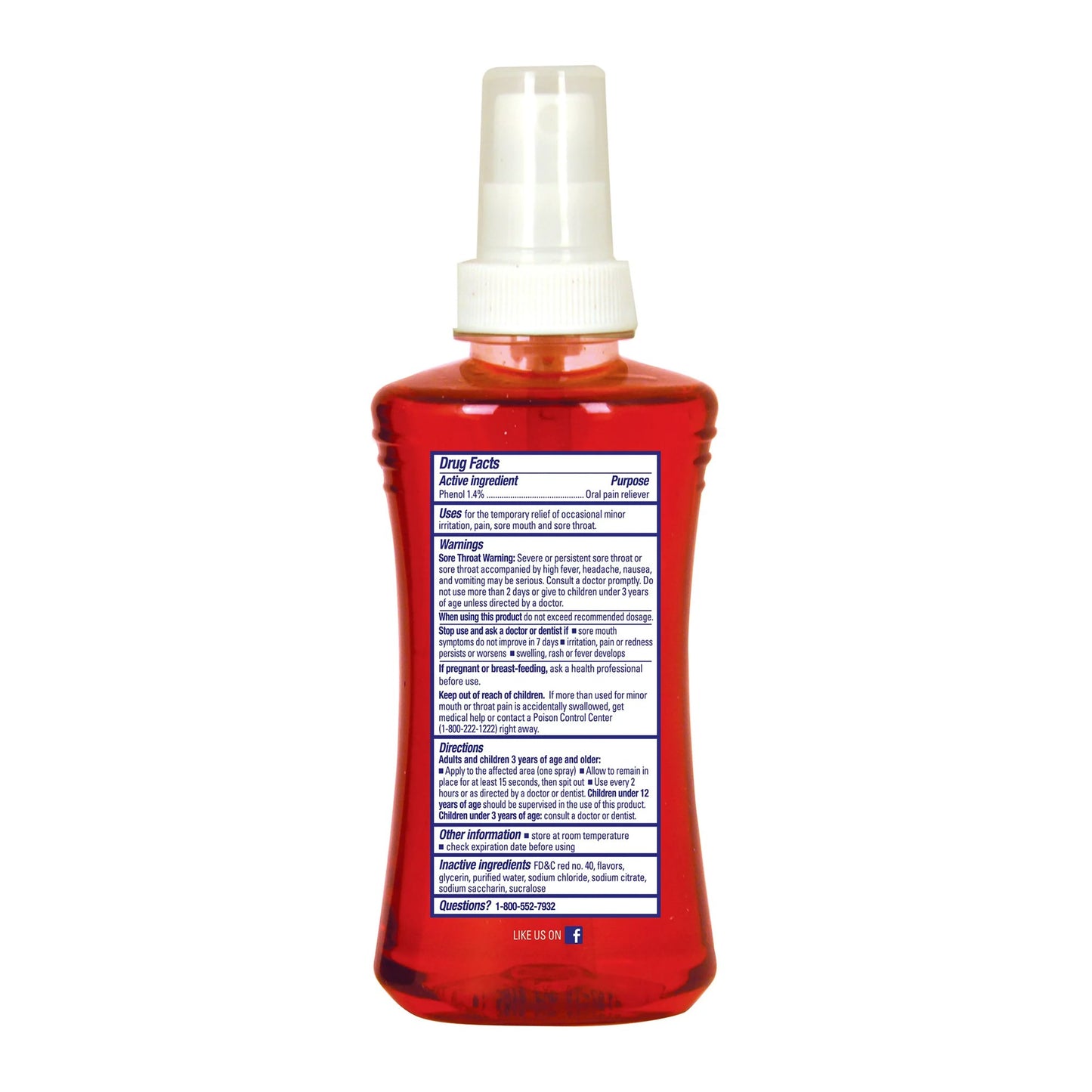 Chloraseptic® Phenol Sore Throat Relief, 6-ounce Spray Bottle