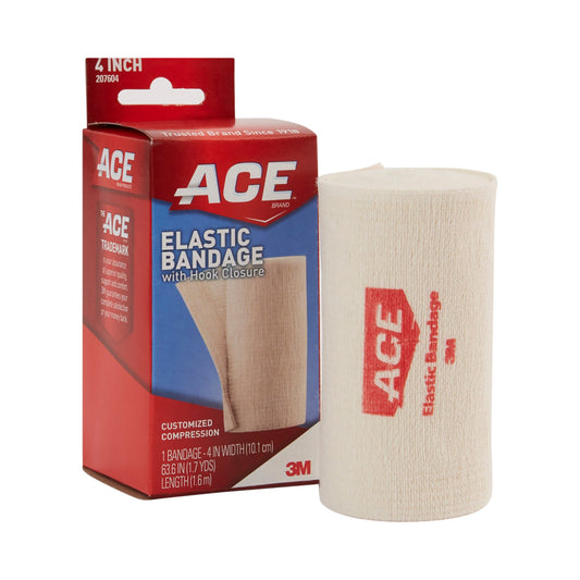 3M™ Ace™ Single Hook and Loop Closure Elastic Bandage, 4 " Width