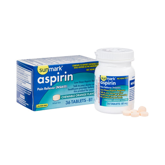 Sunmark® Low Dose Aspirin Pain Relief, 36 ct