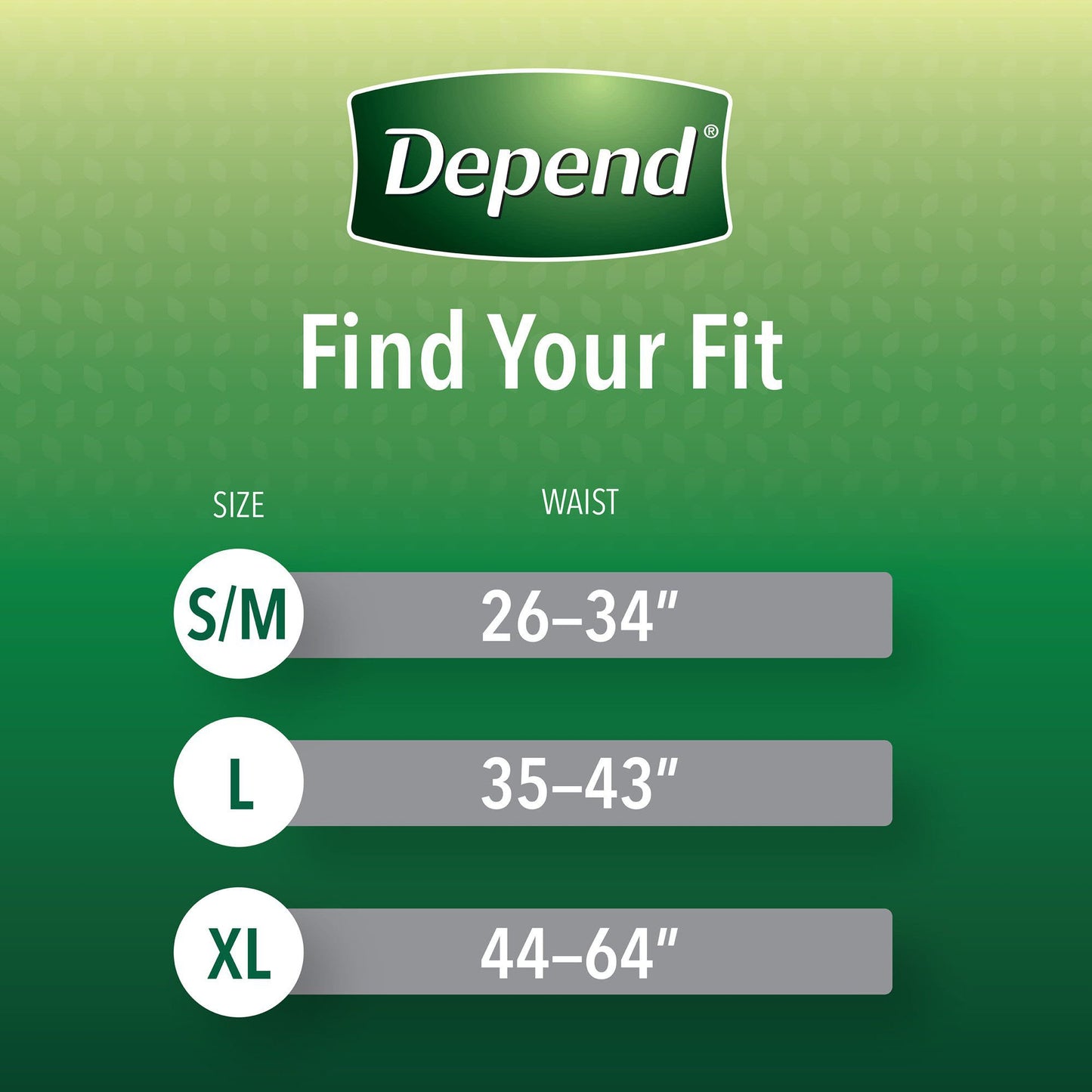 Depend® FIT-FLEX® Male Absorbent Underwear, X-Large, 26 ct