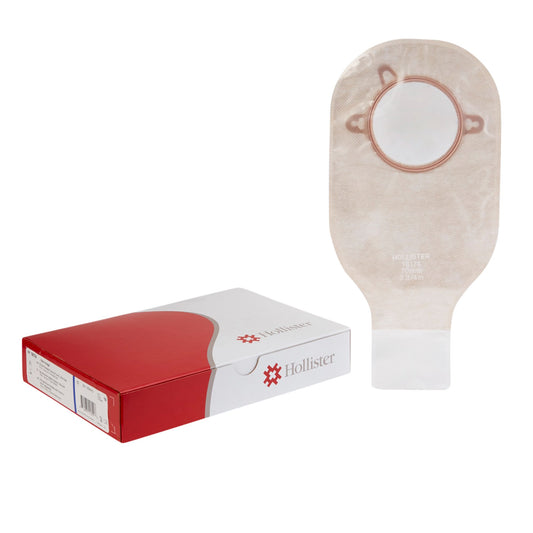 Ostomy Pouch New Image™ Two-Piece System 12 Inch Length Drainable, Clear 2"