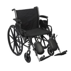 McKesson Lightweight Wheelchair, 20-Inch Seat Width, Legrest