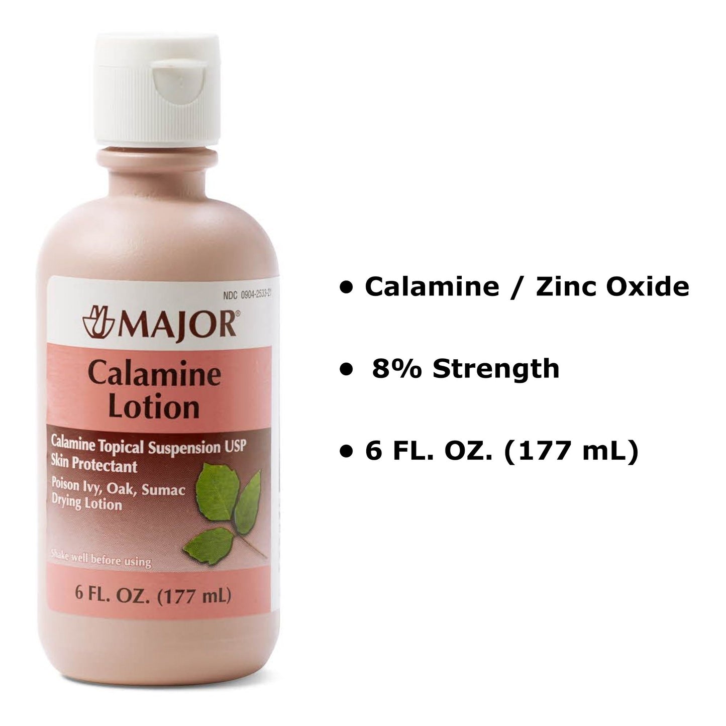 Major® Calamine Zinc Oxide Itch Relief Lotion, 6 fl. oz.