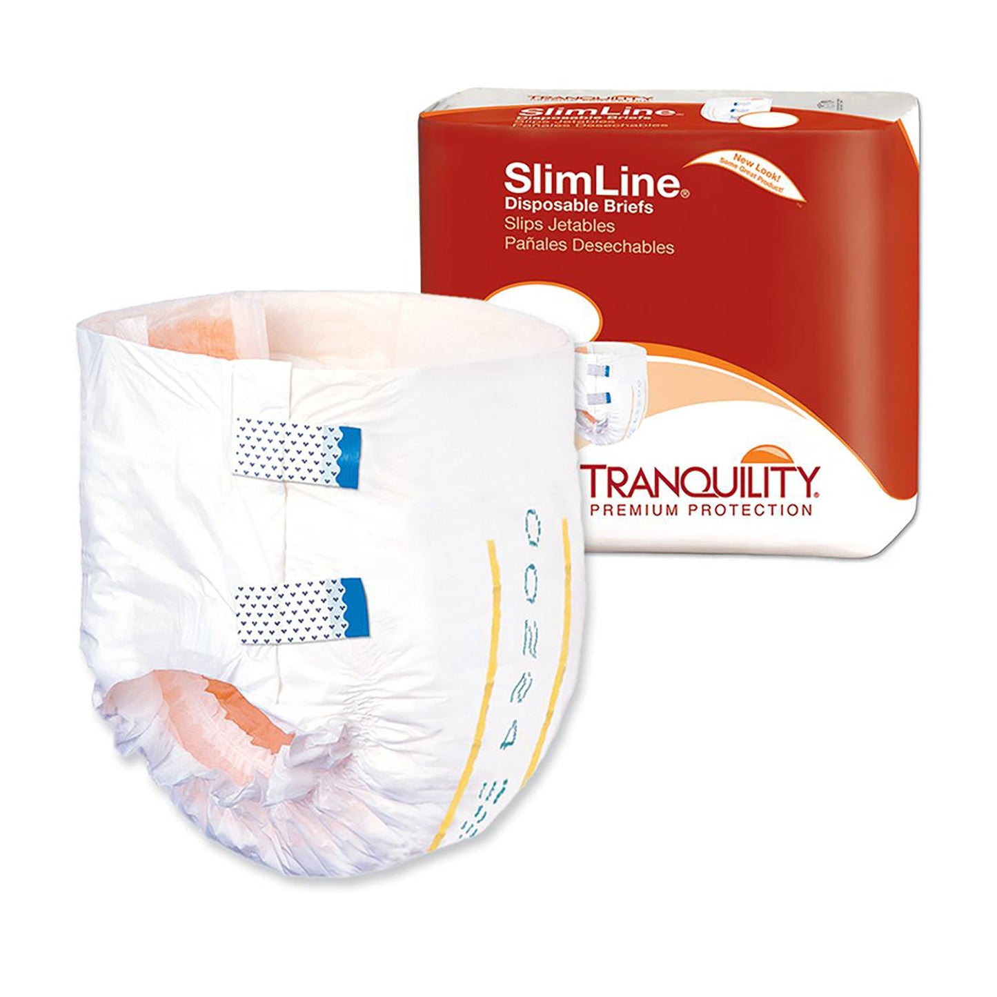 Tranquility® SlimLine® Heavy Protection Incontinence Brief, Medium, 12 ct