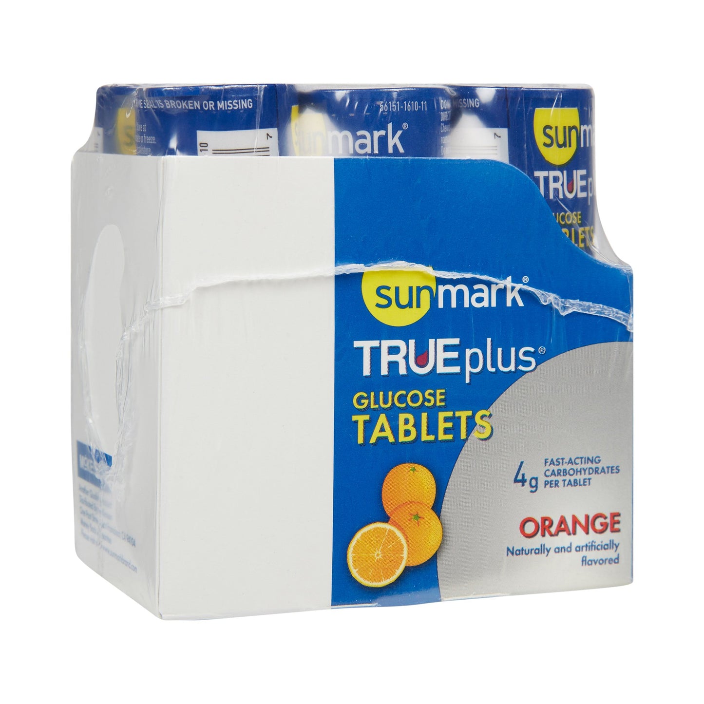 Sunmark® TRUEplus™ Orange Glucose Supplement, 10 tablets, 6 pack