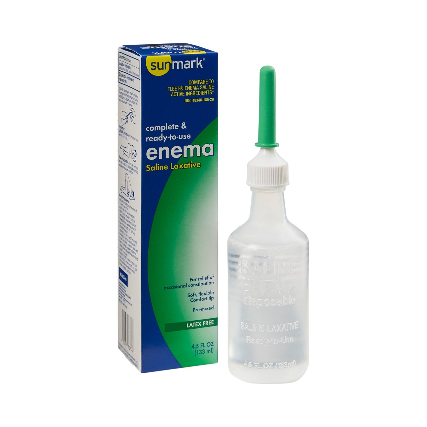 Sunmark® Enema, Saline Laxative, 4.5 oz