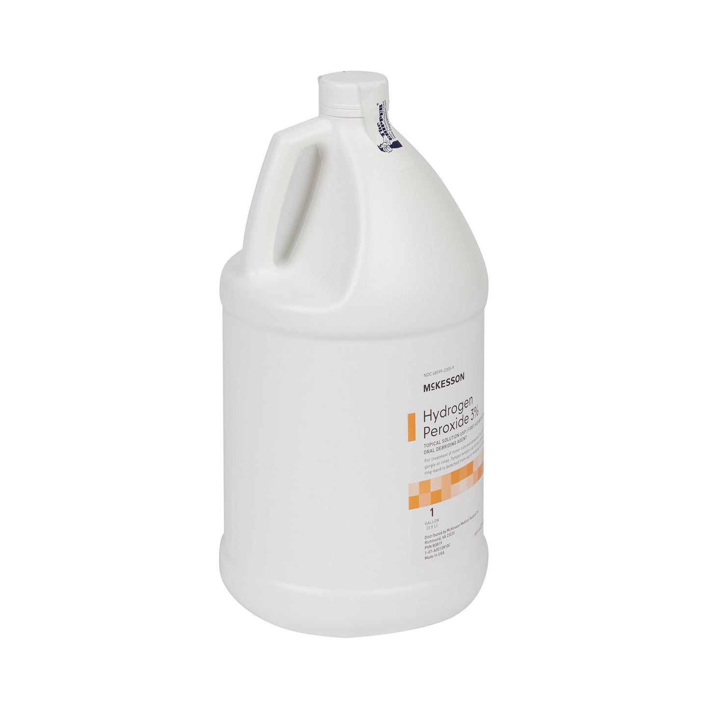 McKesson Hydrogen Peroxide Antiseptic, 1 gal. Bottle