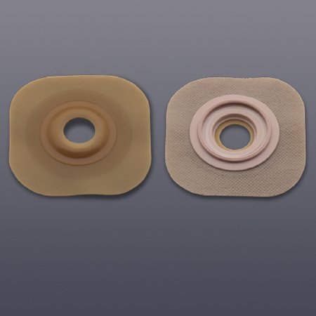 Ostomy Barrier New Image™ Flextend™ Precut, Extended Wear Without Tape 57 mm Flange Red Code System Hydrocolloid 1-1/4 Inch Opening
