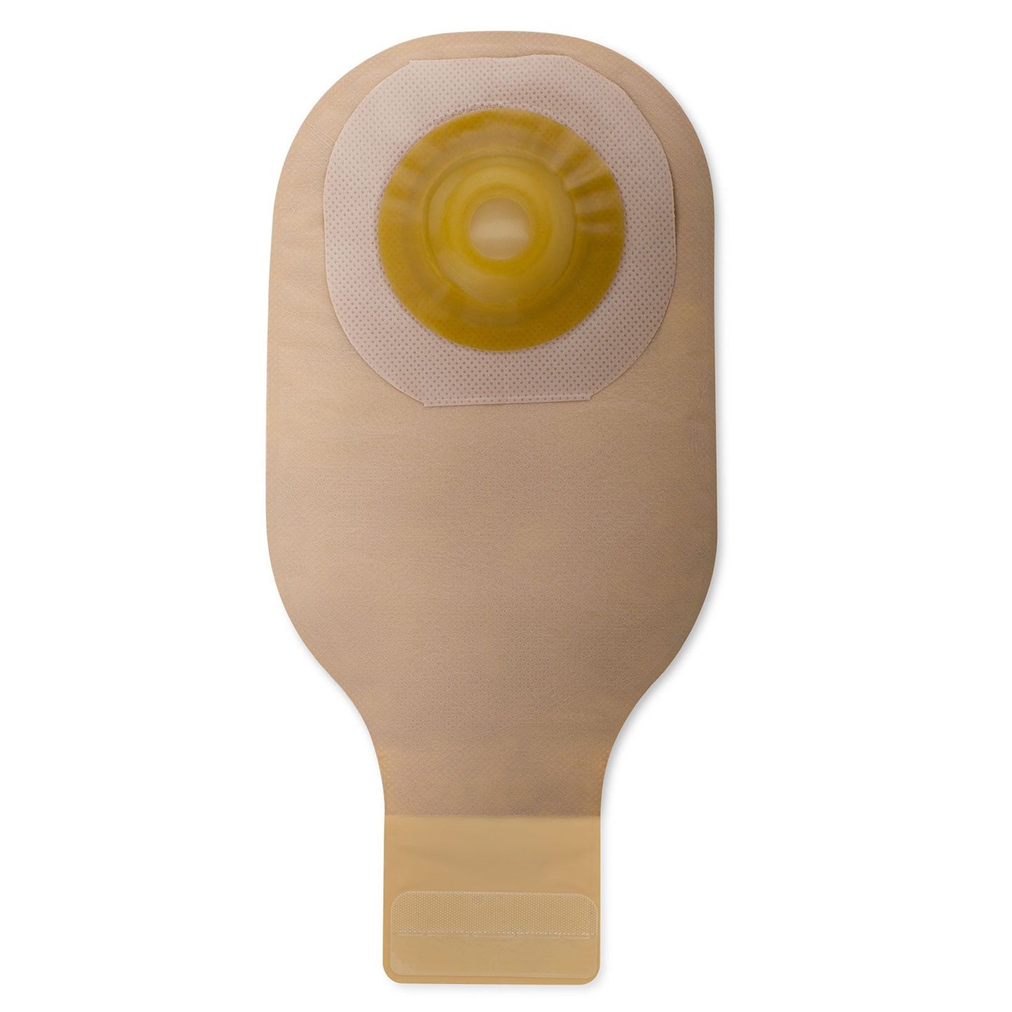 Premier™ One-Piece Drainable Beige Colostomy Pouch, 12 Inch Length, 1 Inch Stoma, 5 ct