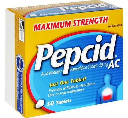 Pepcid® AC Famotidine Maximum Strength Antacid, 50 tablets