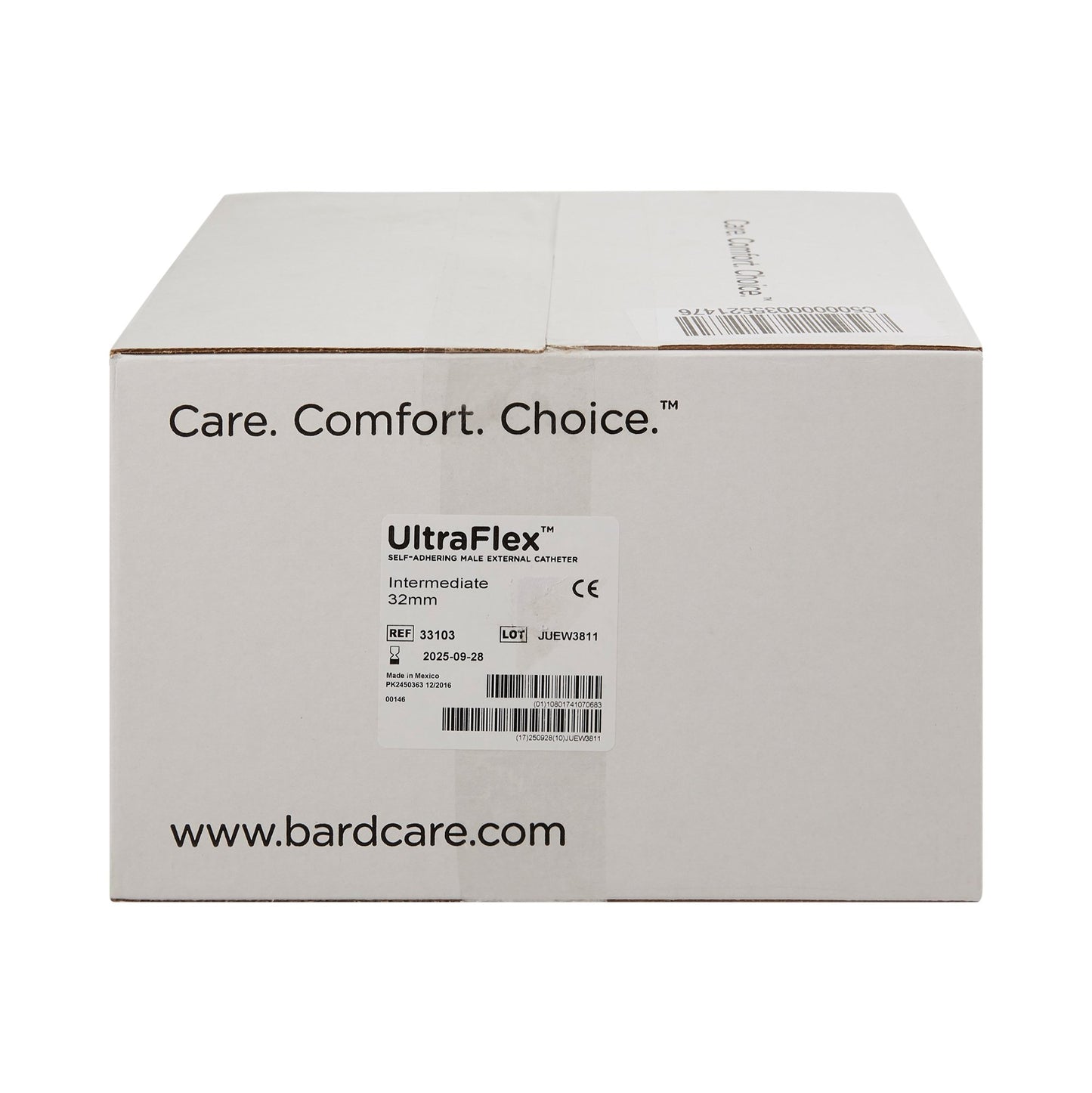 Bard UltraFlex® Male External Catheter, Intermediate, 100 ct