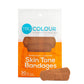 Tru-Colour Skin Tone Adhesive Bandages for Brown/Dark Brown Skin Tone Shades