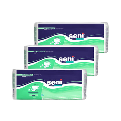 Seni® Super Plus Severe Absorbency Incontinence Brief, Large, 25 ct