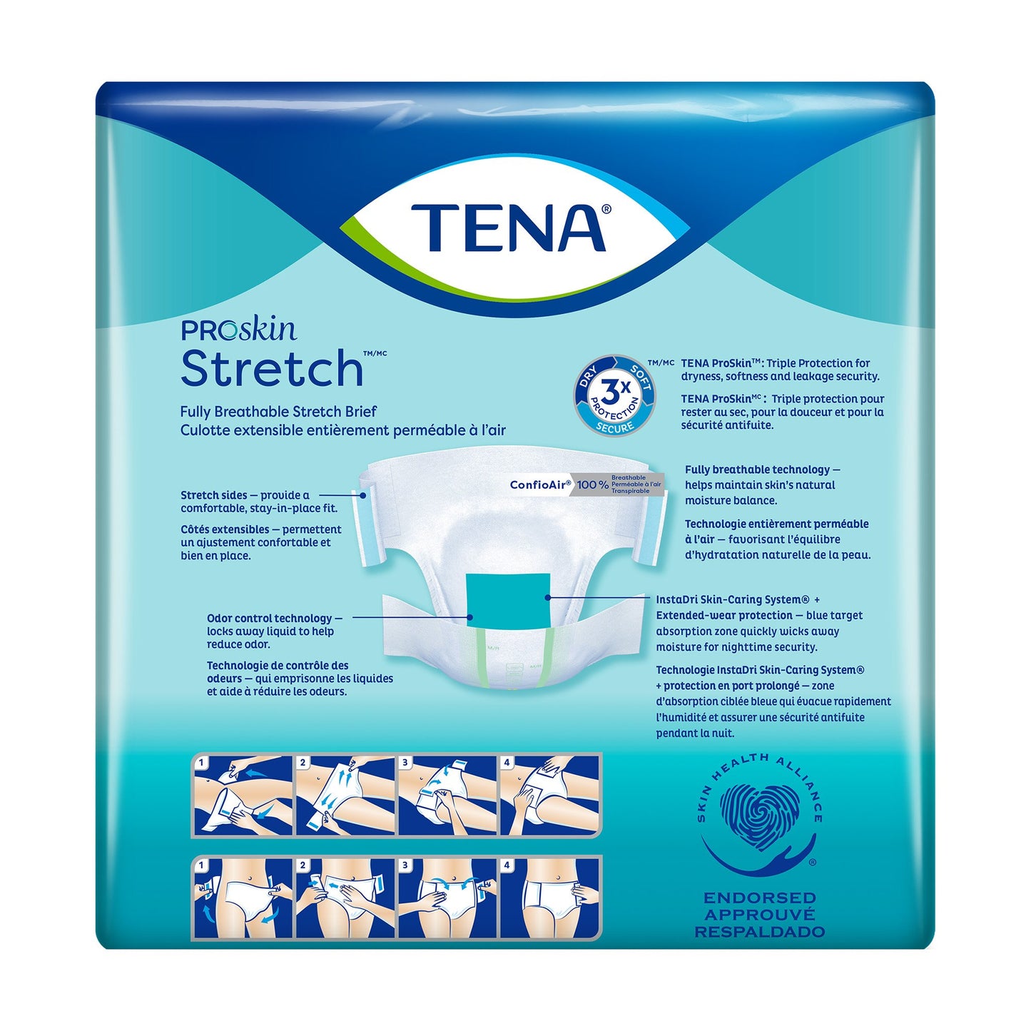 Tena® Stretch™ Super Incontinence Brief, Large / Extra Large, 28 ct