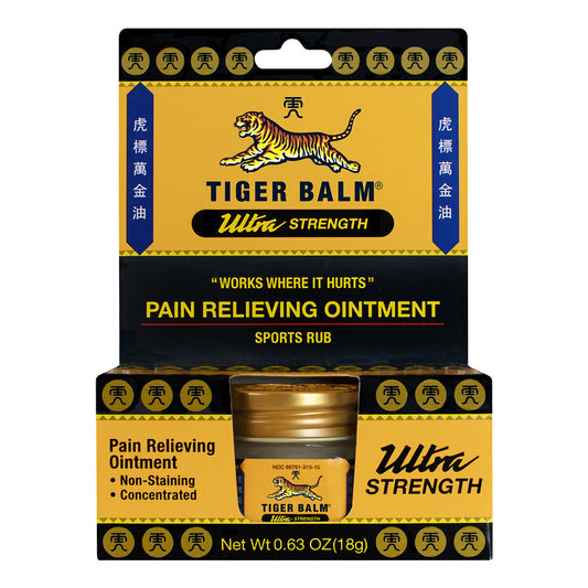 Tiger Balm Ultra Strength Topical Pain Relief, 0.63 fl. oz.