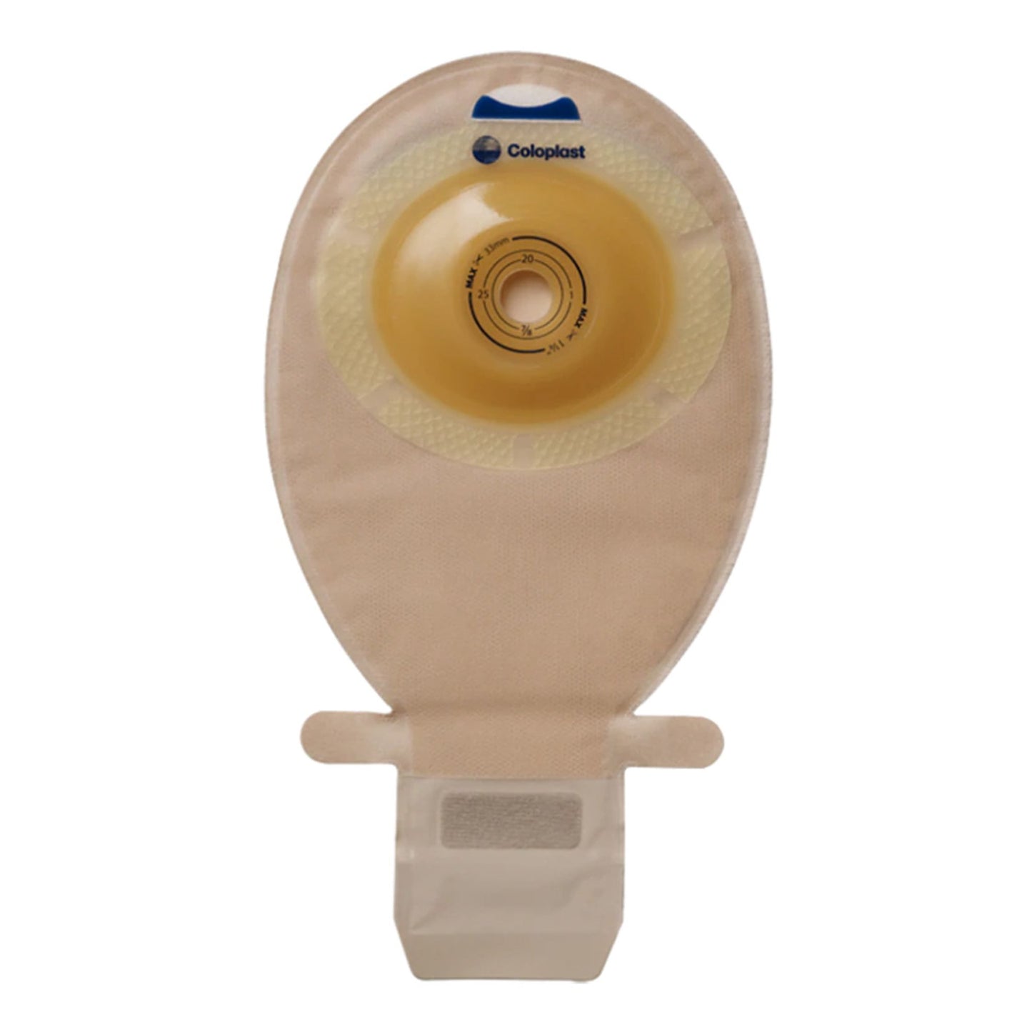 Sensura® One-Piece Drainable Ostomy Pouch, 1 Inch Stoma