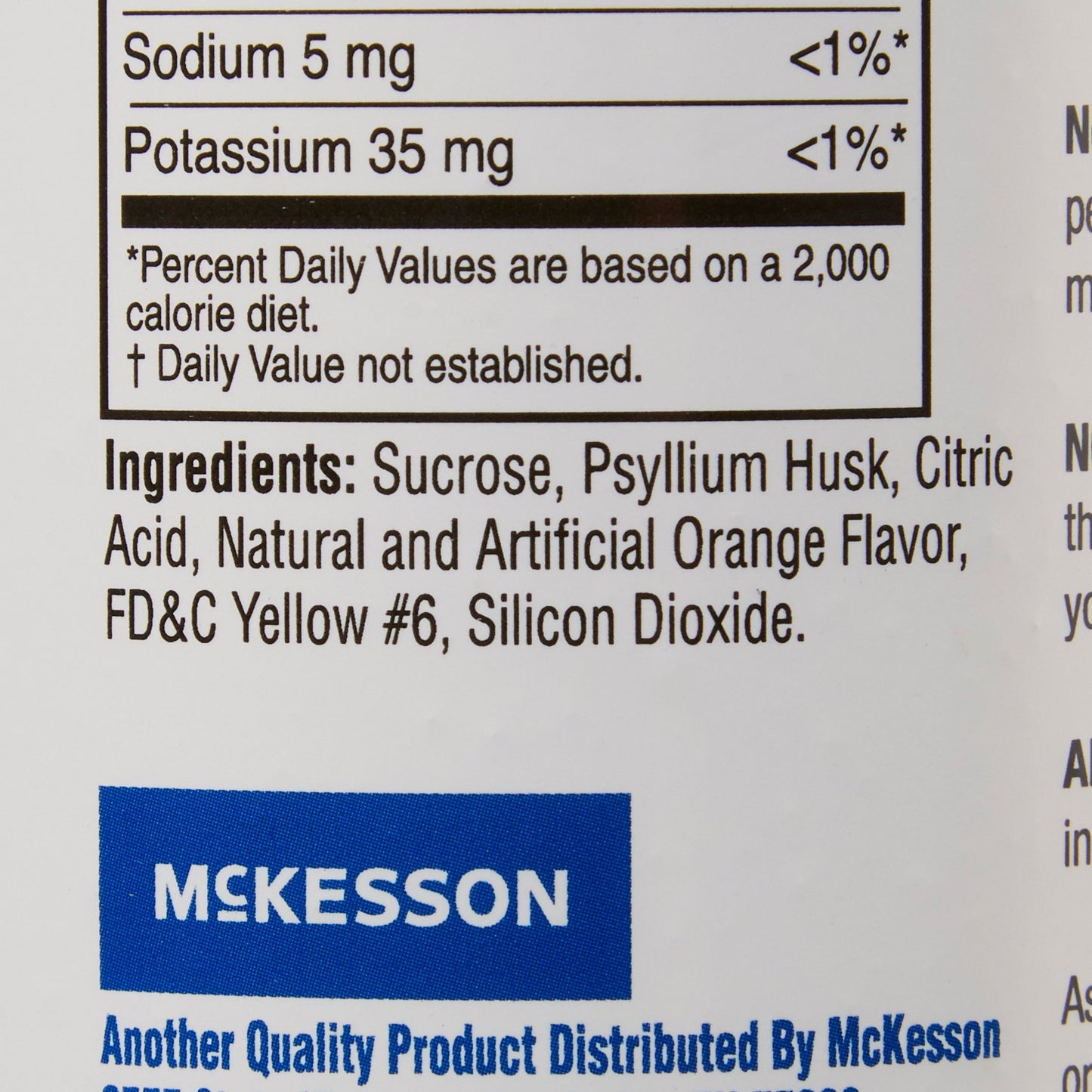 Sunmark® Psyllium Husk Fiber Supplement, 19-ounce Bottle, Orange Flavor