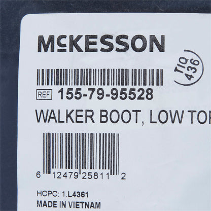 McKesson Pneumatic / Adjustable Air Support Walker Boot, Low Top, XL